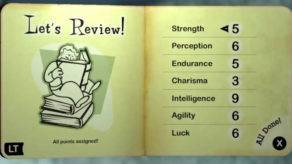Fallout 3 character build - SPECIAL