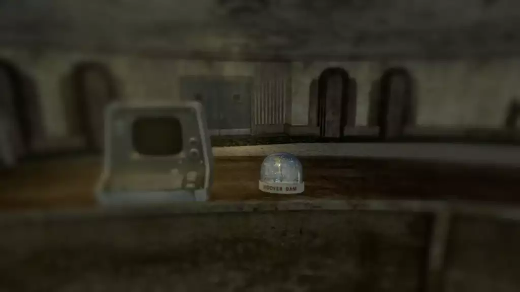 Fallout New Vegas Snow Globe - Hoover Dam